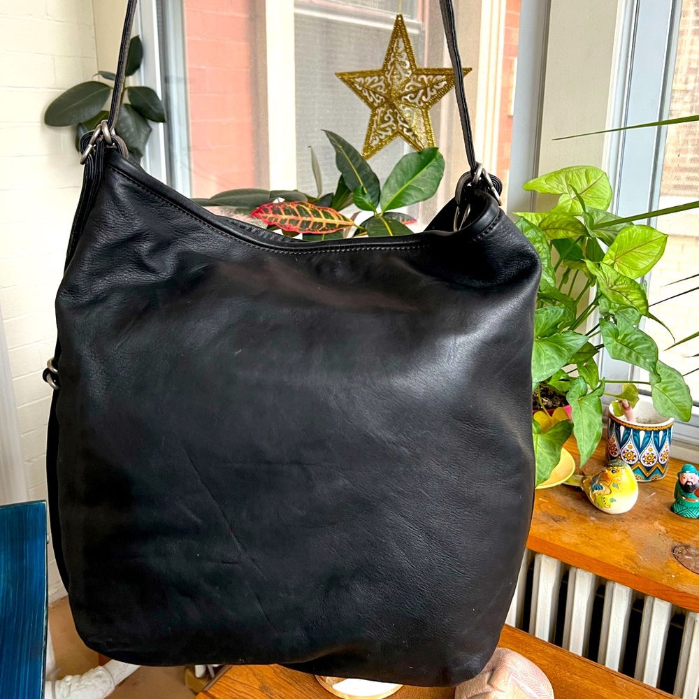 XL Black Lamb Boho Bag